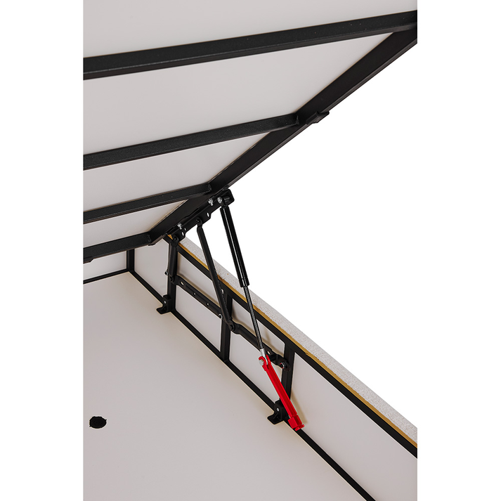 LONGWAVE ΚΡΕΒΑΤΙ ΜΕ ΑΠΟΘΗΚ. ΧΩΡΟ (ΓΙΑ ΣΤΡΩΜΑ 160x200cm) OFF WHITE 06-900 214x180x140