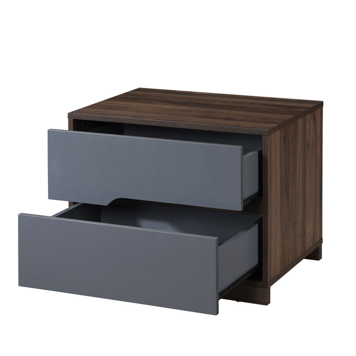 GROOVES ΚΟΜΟΔΙΝΟ 2ΣΥΡΤΑΡΙΑ ΚΑΡΥΔΙ ΓΚΡΙ 60x45x47