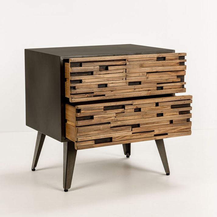 COAST ΚΟΜΟΔΙΝΟ ΜΑΥΡΟ ΦΥΣΙΚΟ 55x43x55.5cm