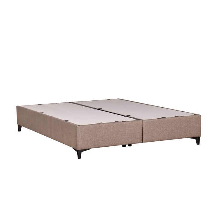 Interno Bed Base With Storage Space Grey Brown 160x200 cm