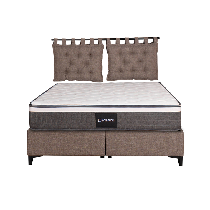 HANG ΜΑΞΙΛΑΡΙ ΚΕΦΑΛΑΡΙΟΥ SET 2ΤΕΜ ΓΚΡΙ ΚΑΦΕ 20-914 70x10x50