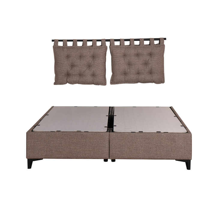 HANG ΜΑΞΙΛΑΡΙ ΚΕΦΑΛΑΡΙΟΥ SET 2ΤΕΜ ΓΚΡΙ ΚΑΦΕ 20-914 70x10x50