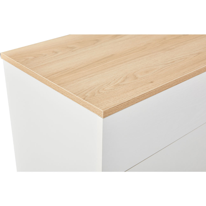 LUCIDO ΣΥΡΤΑΡΙΕΡΑ 5ΣΥΡΤΑΡΙΑ ΛΕΥΚΟ OAK ΦΥΣΙΚΟ 58x39x116.5cm