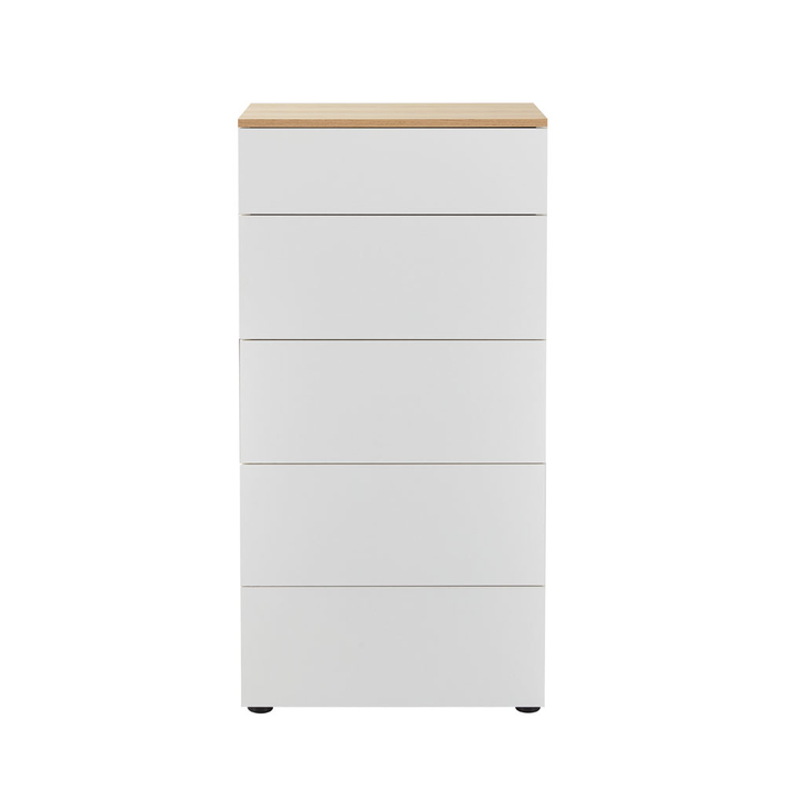 LUCIDO ΚΡΕΒΑΤΟΚΑΜΑΡΑ SET 3+1 ΛΕΥΚΟ OAK ΦΥΣΙΚΟ