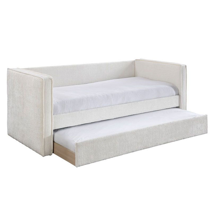 CALMO ΚΑΝΑΠΕΣ ΚΡΕΒΑΤΙ (ΓΙΑ ΣΤΡΩΜΑ 90x195cm) CREAM 222x99x84.2