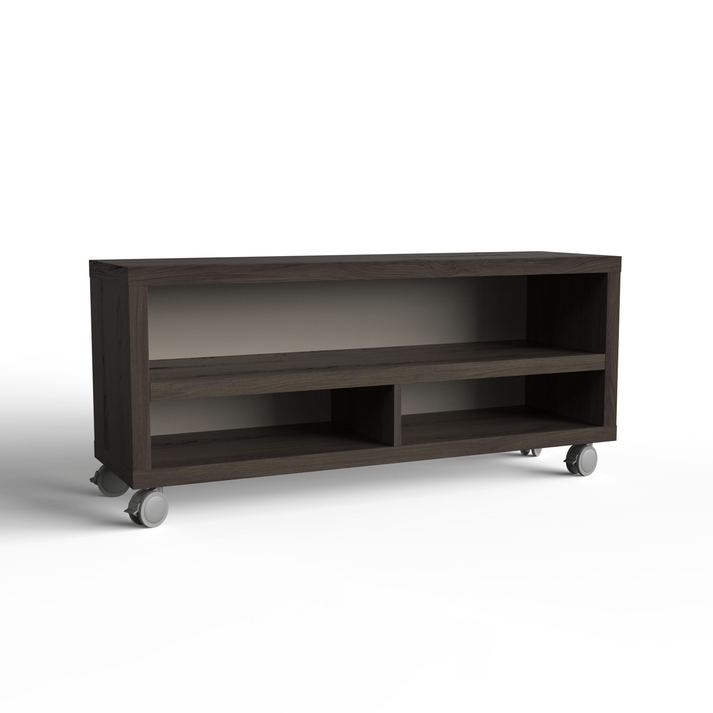 Έπιπλο Τηλεόρασης με 1 Ράφι και Ροδάκια 120x35xH55cm
