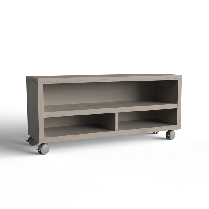 Έπιπλο Τηλεόρασης με 1 Ράφι και Ροδάκια 120x35xH55cm