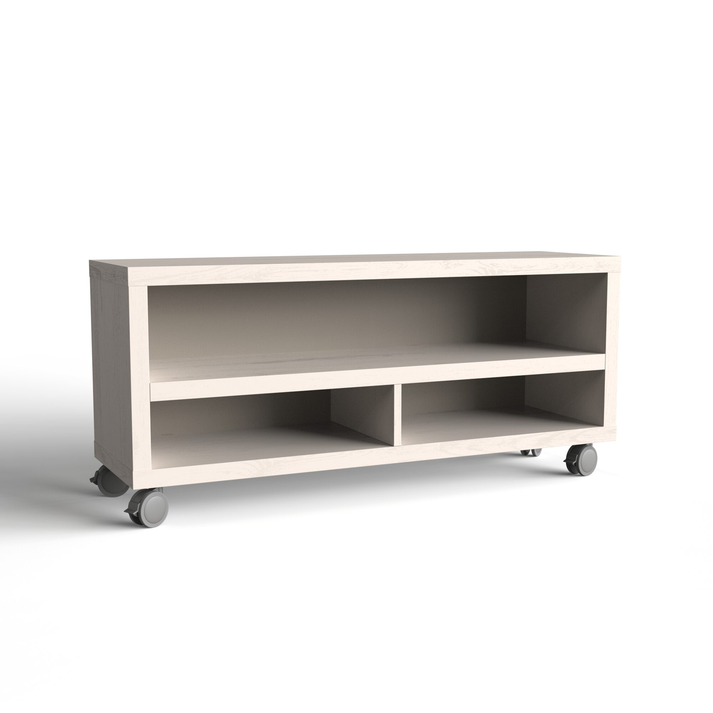 Έπιπλο Τηλεόρασης με 1 Ράφι και Ροδάκια 120x35xH55cm