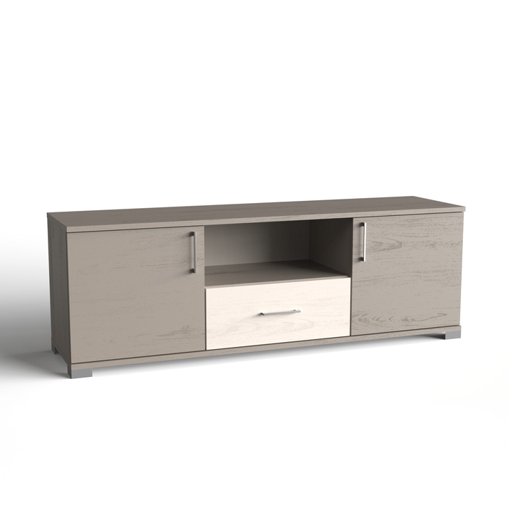 Έπιπλο Τηλεόρασης Δίφυλλο με 1 Συρτάρι 150x40xH51cm