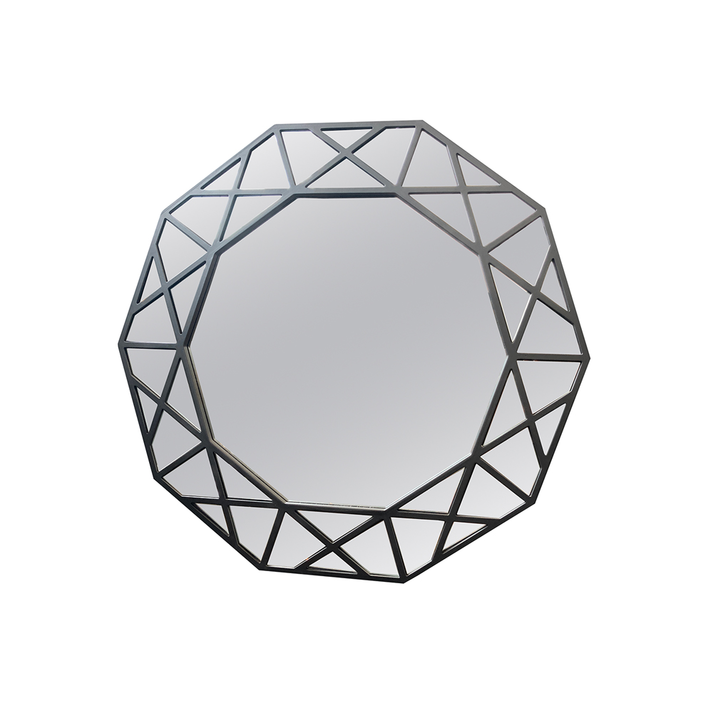 DIAMANTE ΚΑΘΡΕΠΤΗΣ ΤΟΙΧΟΥ ΜΑΥΡΟ 80x80