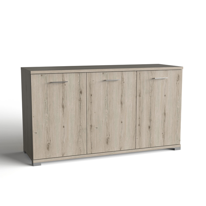 Τρίφυλλος Μπουφές με 3 Ράφια 150x50xH84cm