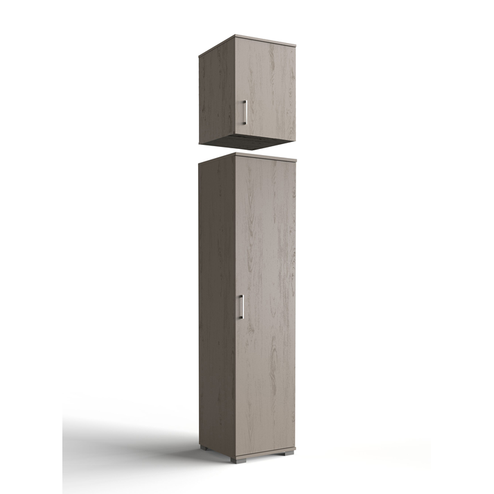 Μονόφυλλη Ντουλάπα με πατάρι 45x48xH259cm