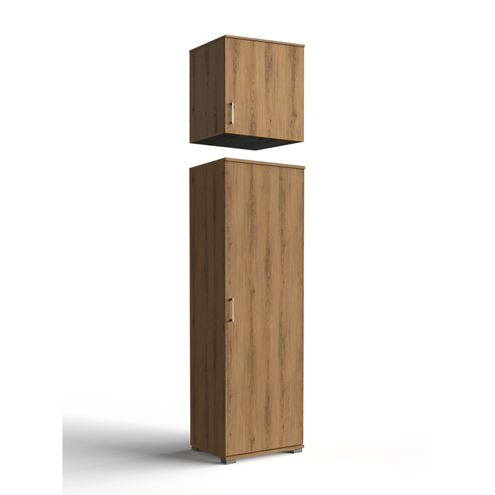 Μονόφυλλη Ντουλάπα με πατάρι 60x48xH259cm