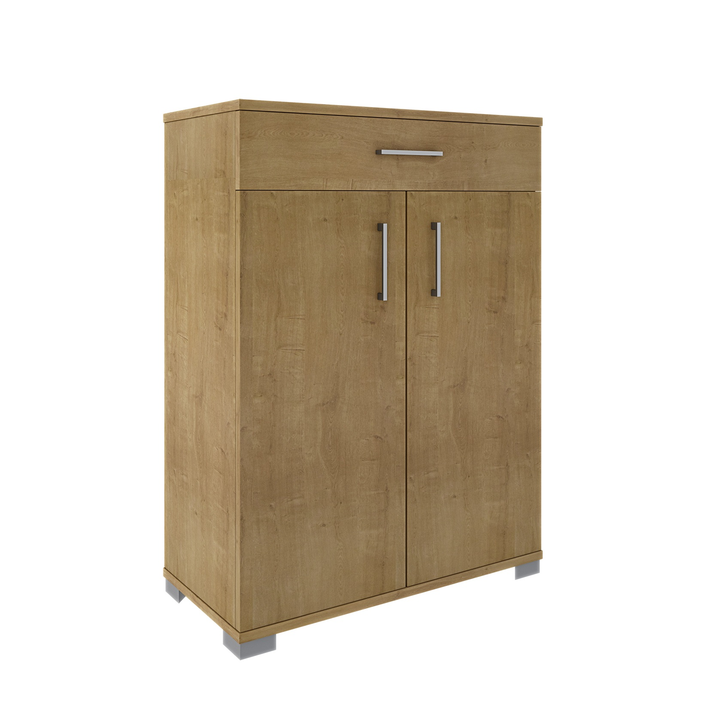 Δίφυλλη Παπουτσοθήκη με Συρτάρι 70x35xH97cm