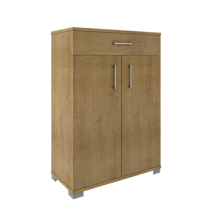 Δίφυλλη Παπουτσοθήκη με Συρτάρι 60x35xH97cm