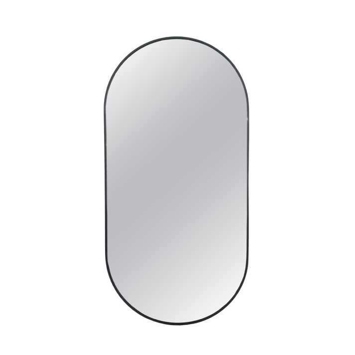 OVALIS ΚΑΘΡΕΠΤΗΣ ΤΟΙΧΟΥ ΜΑΥΡΟ 60x120cm