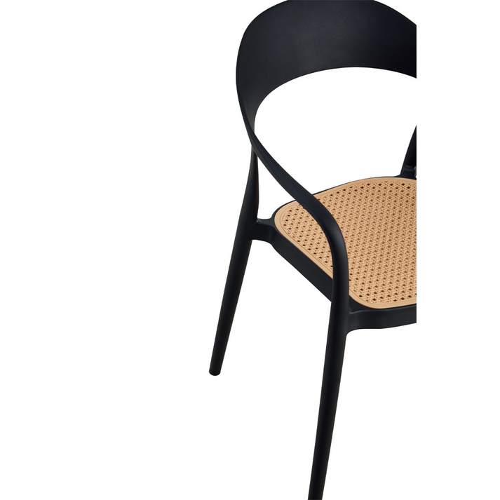 BISTROT ΚΑΡΕΚΛΑ ΜΑΥΡΟ ΦΥΣΙΚΟ 57x53x81.5