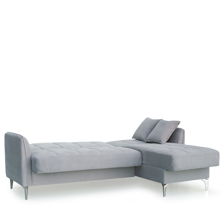 Καναπές Γωνιακός JOAQUIN Γκρι 230x84x89cm