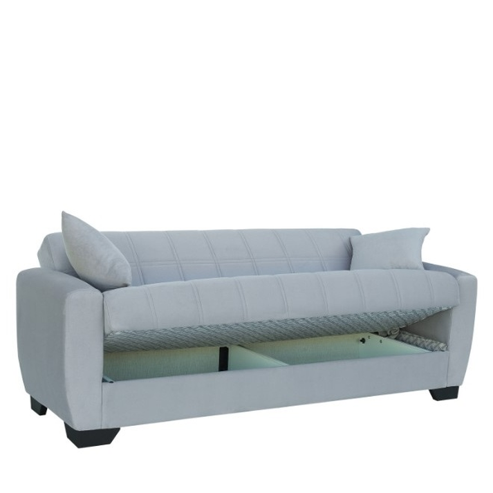 Καναπές Κρεβάτι Τριθέσιος DIEGO 3S Γκρι 210x84x86cm