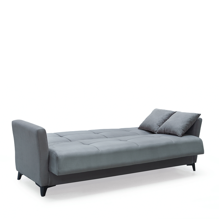 Καναπές Κρεβάτι Τριθέσιος JAVIER 3S Γκρι 210x84x86cm