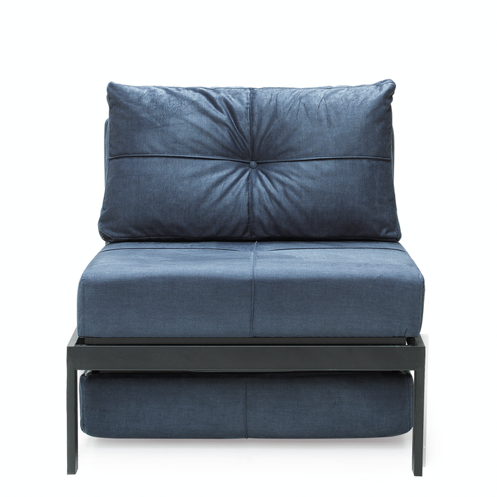 Πολυθρόνα OLIVER Σκούρο Μπλε 87x93x90cm