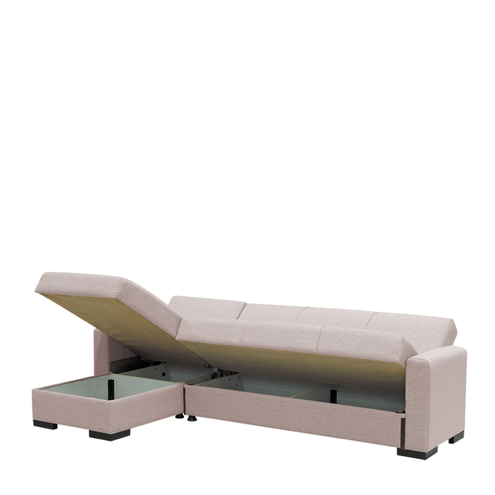 Καναπές Κρεβάτι Γωνιακός JOSE Σάπιο Μήλο 270x150x86cm