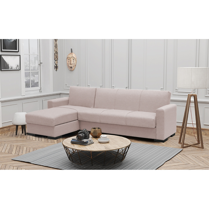 Καναπές Κρεβάτι Γωνιακός JOSE Σάπιο Μήλο 270x150x86cm
