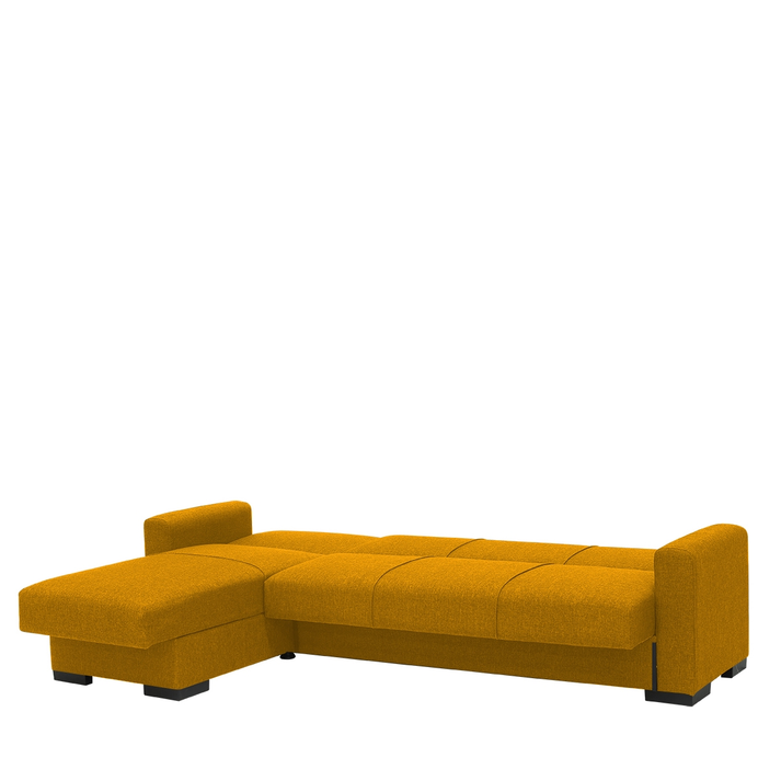 Καναπές Κρεβάτι Γωνιακός JOSE Μουσταρδί 270x150x86cm
