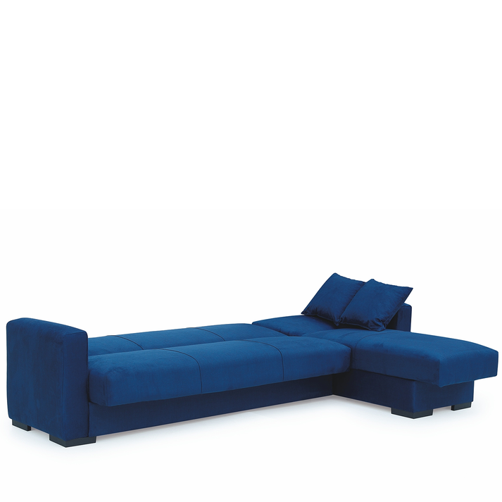 Καναπές Κρεβάτι Γωνιακός JOSE Μπλε 270x150x86cm