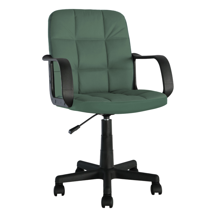 Καρέκλα Γραφείου ASPIS Πράσινο Ύφασμα/PVC 55.5x56.5x85-96.5cm