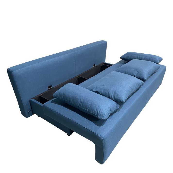 Καναπές Κρεβάτι Τριθέσιος URBAN LOUNGE 3S Μπλε Ύφασμα 194x93x72cm