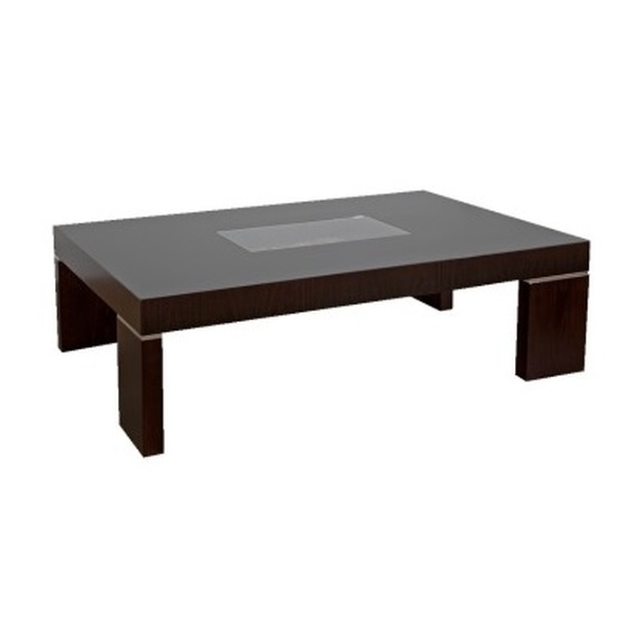 Τραπεζάκι Σαλονιού MDF / Κρύσταλλο 120x80xH36cm