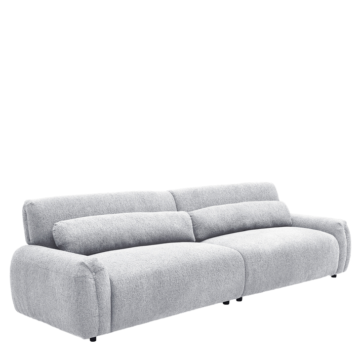 Καναπές Τετραθέσιος VORTICA Γκρι Ύφασμα 280x85x78cm