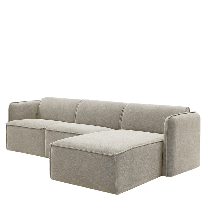 Καναπές Γωνιακός Αναστρέψιμος MAFFEI Μπεζ Ύφασμα 268x163x76cm