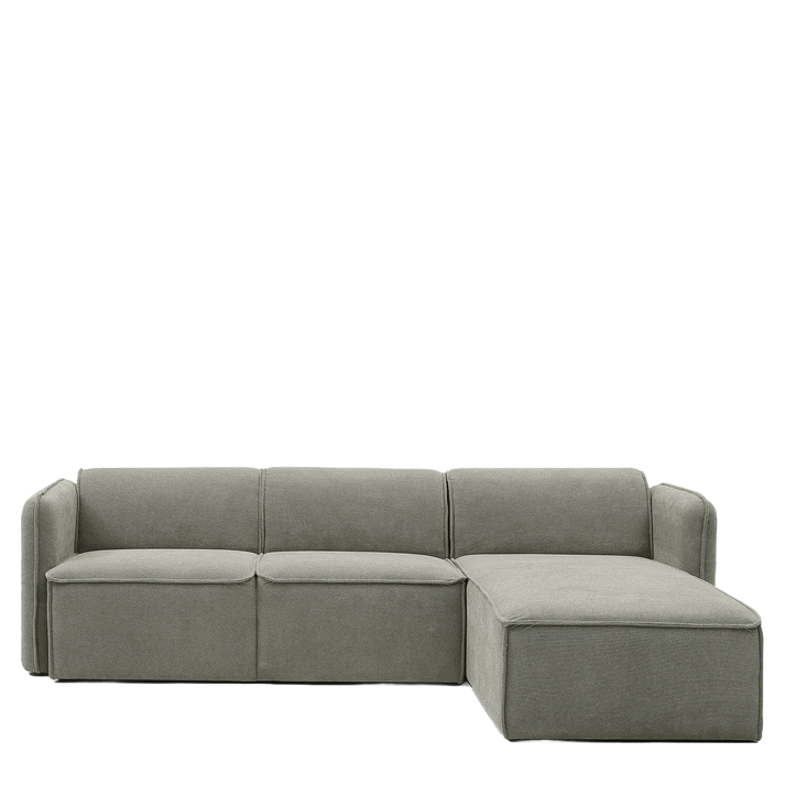 Καναπές Γωνιακός Αναστρέψιμος MAFFEI Γκρι Ύφασμα 268x163x76cm