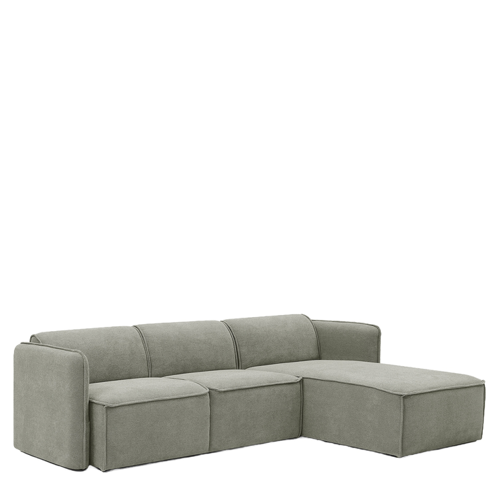 Καναπές Γωνιακός Αναστρέψιμος MAFFEI Γκρι Ύφασμα 268x163x76cm