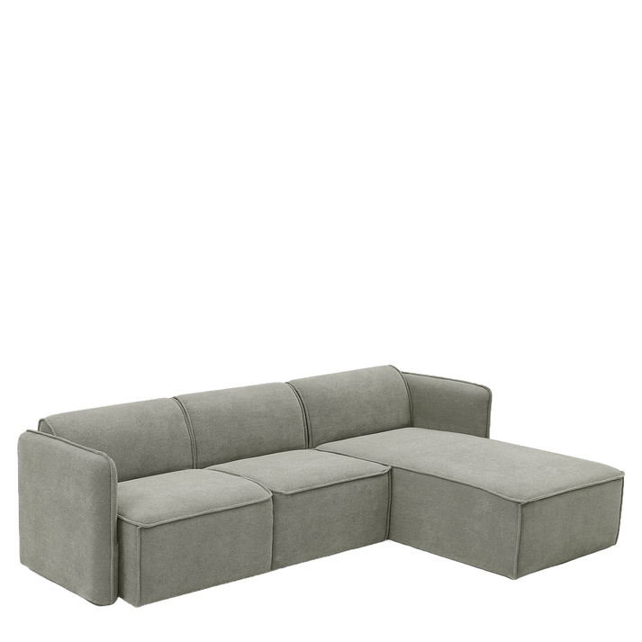 Καναπές Γωνιακός Αναστρέψιμος MAFFEI Γκρι Ύφασμα 268x163x76cm