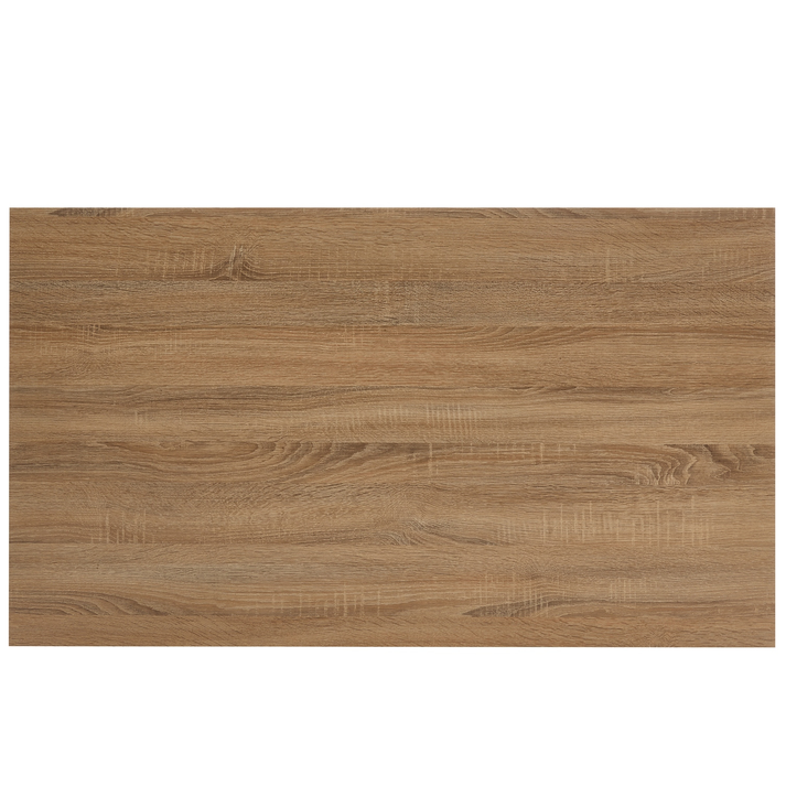 Τραπέζι Τραπεζαρίας MINOS Sonoma/Λευκό Μέταλλο/Μοριοσανίδα 120x70x75cm