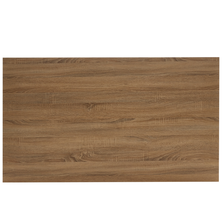 Τραπέζι Τραπεζαρίας ADONIS Sonoma/Μαύρο Μέταλλο/Μοριοσανίδα 140x80x76cm