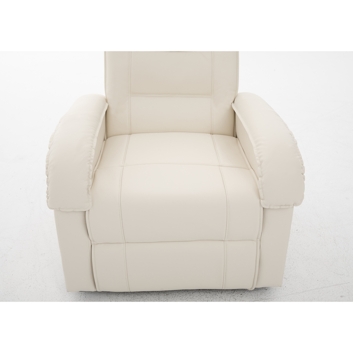 Πολυθρόνα Ανακλινόμενη CELAENO Εκρού PU 80x96x97cm
