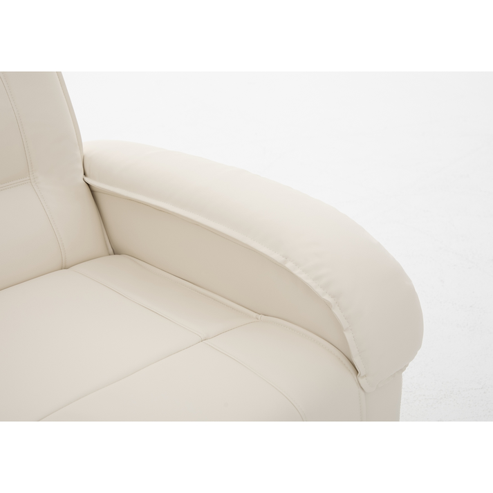 Πολυθρόνα Ανακλινόμενη CELAENO Εκρού PU 80x96x97cm
