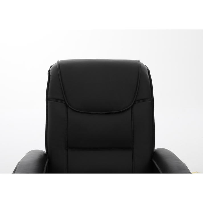 Πολυθρόνα Ανακλινόμενη CELAENO Μαύρο PU 80x96x97cm