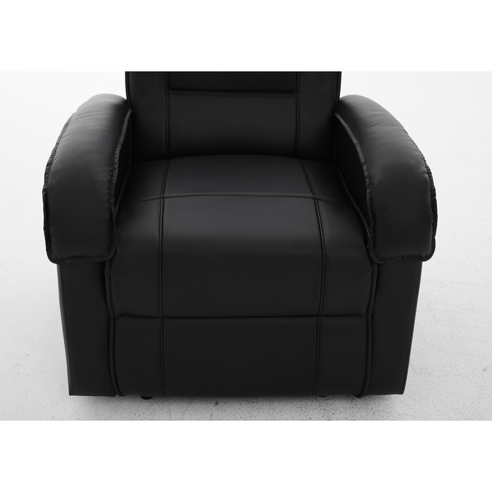 Πολυθρόνα Ανακλινόμενη CELAENO Μαύρο PU 80x96x97cm