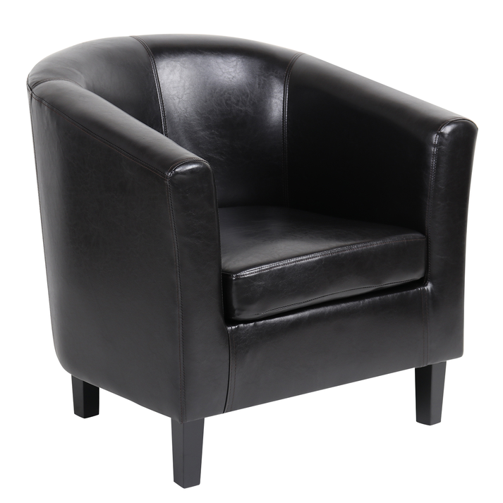 Πολυθρόνα FIORELLA Καφέ PU 73x69x75cm