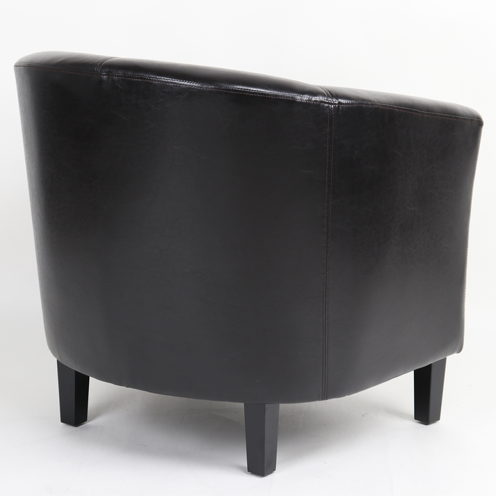 Πολυθρόνα FIORELLA Καφέ PU 73x69x75cm