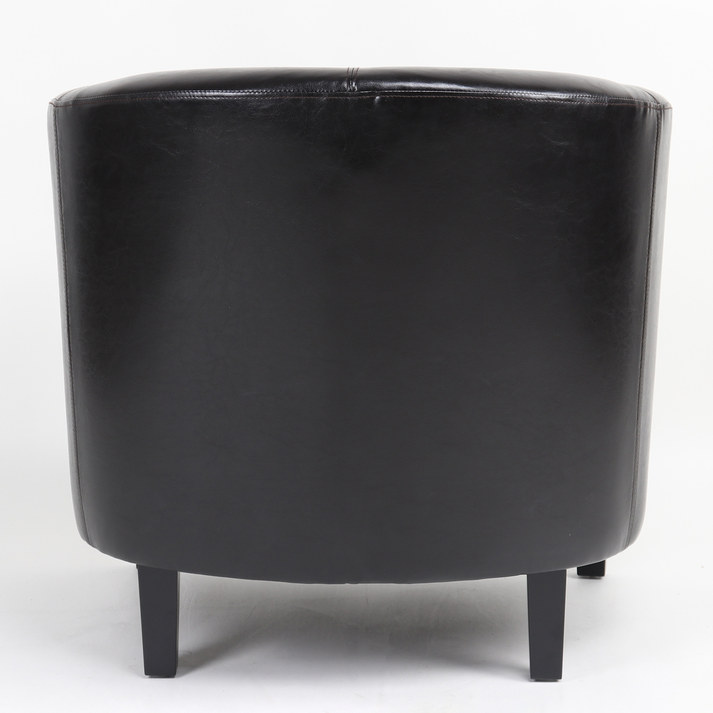 Πολυθρόνα FIORELLA Καφέ PU 73x69x75cm