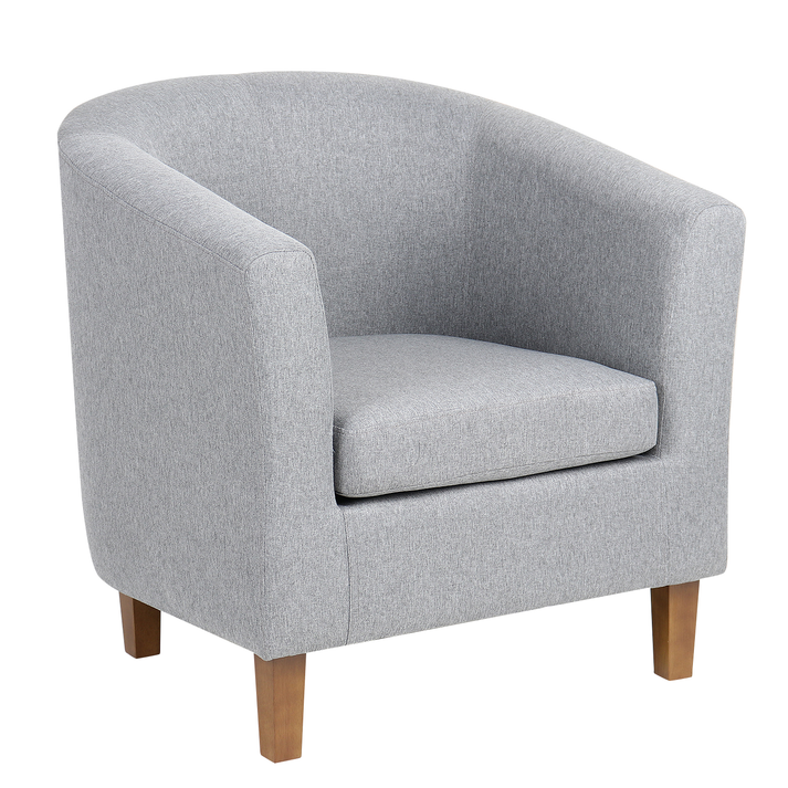 Πολυθρόνα FIORELLA Γκρι Ύφασμα 73x69x75cm