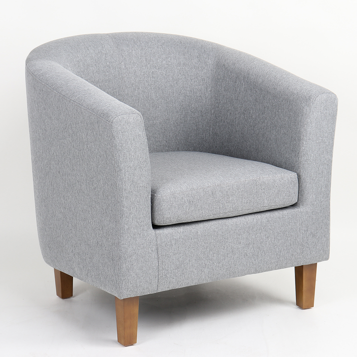 Πολυθρόνα FIORELLA Γκρι Ύφασμα 73x69x75cm