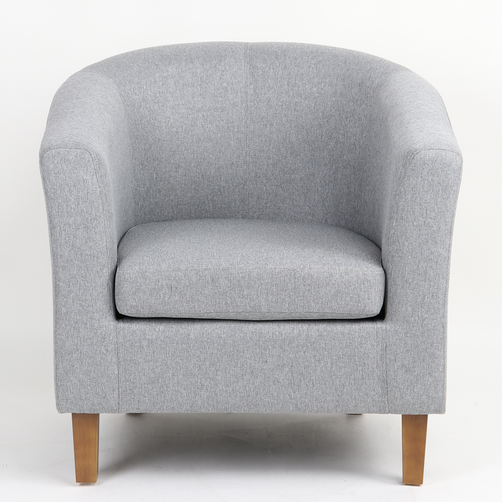 Πολυθρόνα FIORELLA Γκρι Ύφασμα 73x69x75cm