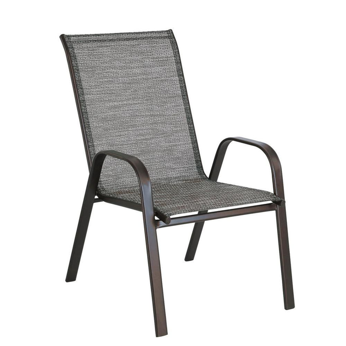 Πολυθρόνα Μεταλλική Neptune Καφέ 55x75x95cm